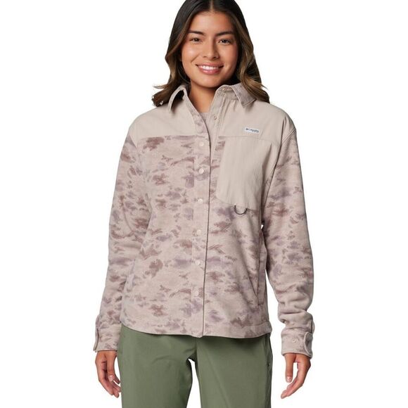 Columbia Tops - Columbia PFG Womens Pink Hoodie Athletic Jacket XL Extra Large Tidal Fleece NWT